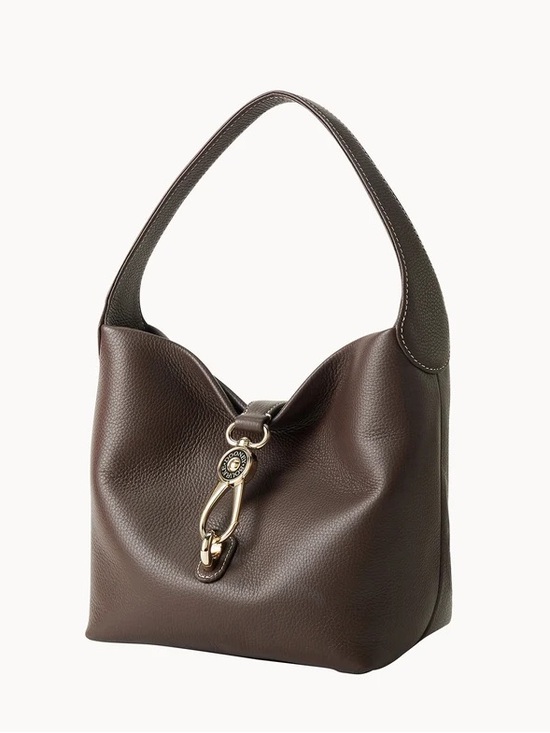 Dooney & Bourke Handbags - Dooney & Bourke Lucca Leather Hobo Shoulder Bag